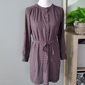 Ann Taylor Loft mini aztec tiie around dress